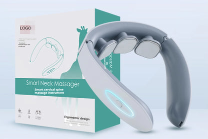 Neck Massager Pulse Neck Protector Shoulder Wireless Smart Heating for Neck and Shoulder Pain Relief Tool Machine