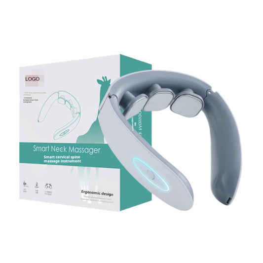 Neck Massager Pulse Neck Protector Shoulder Wireless Smart Heating for Neck and Shoulder Pain Relief Tool Machine